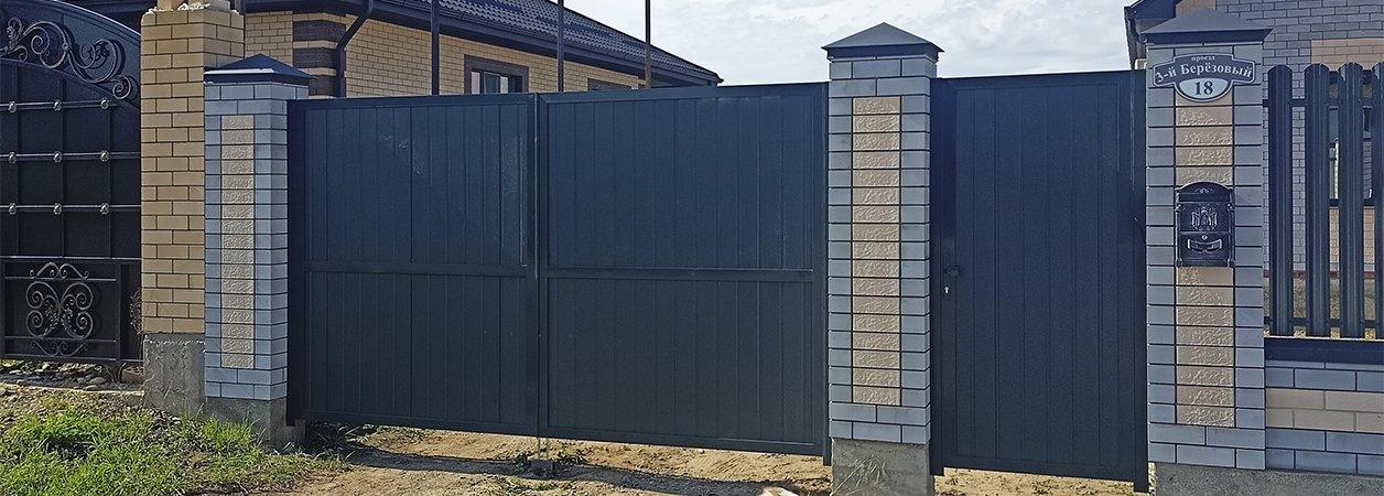 Въездные ворота в Ессентуках под ключ