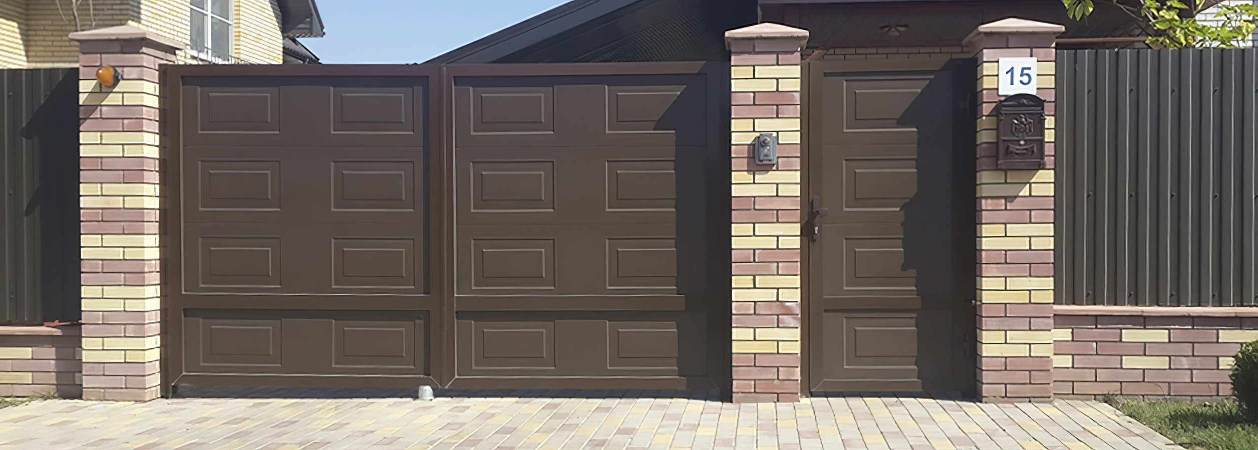 Распашные ворота в Ессентуках под ключ