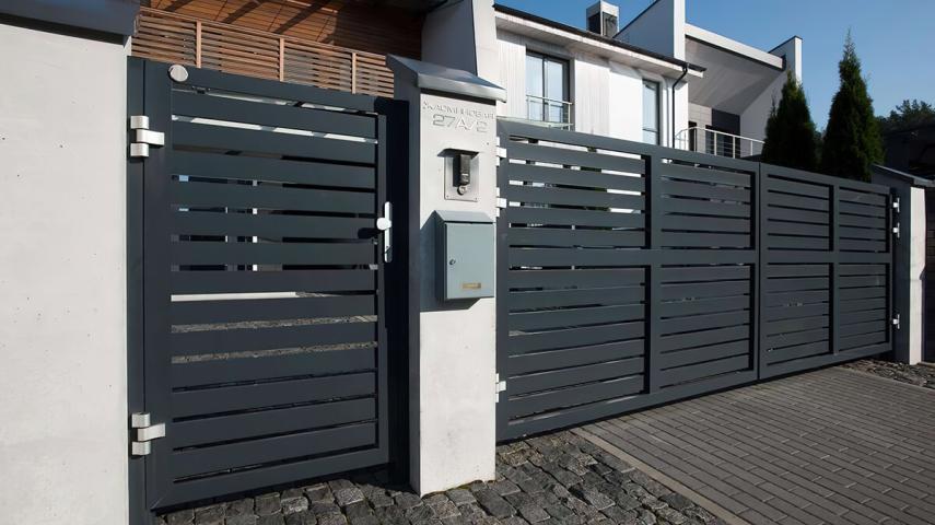 алюминиевые ворота в Ессентуках